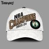 Boston Celtics 2024 Finals Champions Script Adjustable White Hat