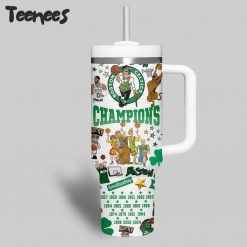 Boston Celtics 2024 Finals Champions Whtie Stanley Tumbler 40oz