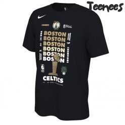 Boston Celtics 2024 NBA Finals Champions Celebration Expressive T-Shirt