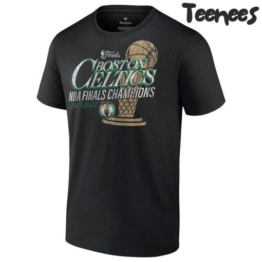 Boston Celtics 2024 NBA Finals Champions Fast Break Finish Trophy T-Shirt