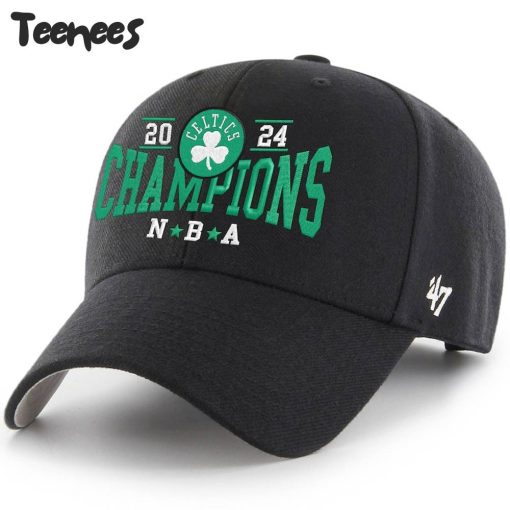 Boston Celtics 2024 NBA Finals Champions MVP Adjustable Black Hat