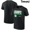 Boston Celtics 18-Time NBA Finals Champions Locker Room Black T-Shirt