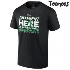 Boston Celtics 2024 NBA Finals Champions Pump Fake Hometown Originals Black TShirt 2