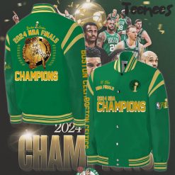 Boston Celtics 2024 WORLD CHAMPIONS 18-Time NBA Finals Baseball Jacket