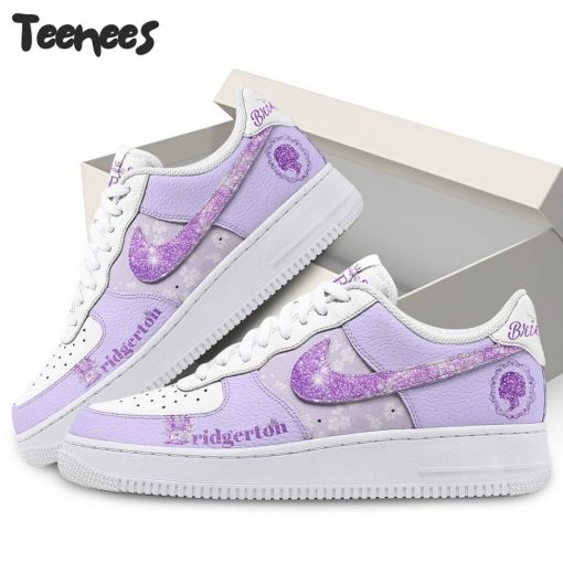 Bridgerton Purple Air Force 1 Shoes