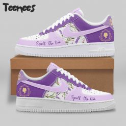 Bridgerton Spill The Tea Purple Air Force 1 Shoes