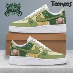 Bring Me The Horizon Green Air Force 1 Shoes