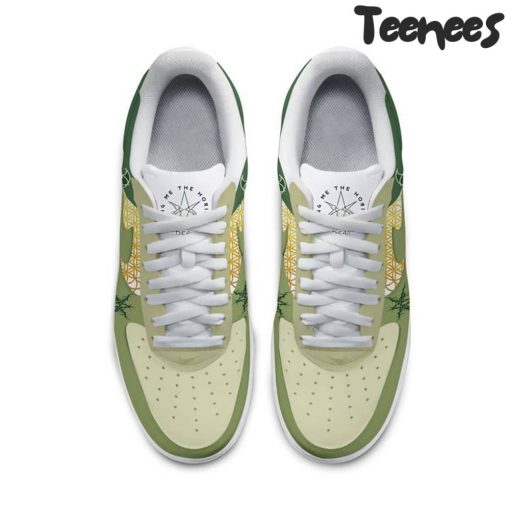 Bring Me The Horizon Green Air Force 1 Shoes