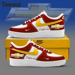 Chevrolet Custom Name Red Air Force 1 Shoes