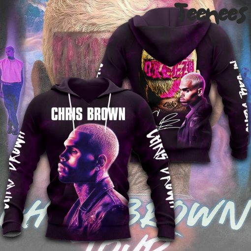 Chris Brown Breezy Purple Hoodie