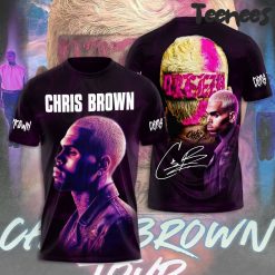 Chris Brown Breezy Purple Shirt