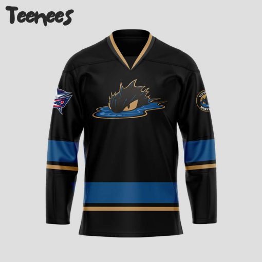 Cleveland Monsters Personalized Black Hockey Jersey