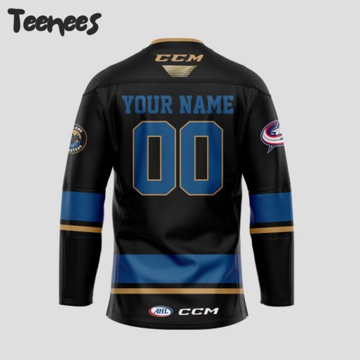 Cleveland Monsters Personalized Black Hockey Jersey