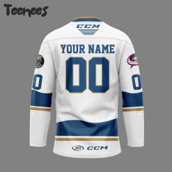 Cleveland Monsters Personalized White Hockey Jersey