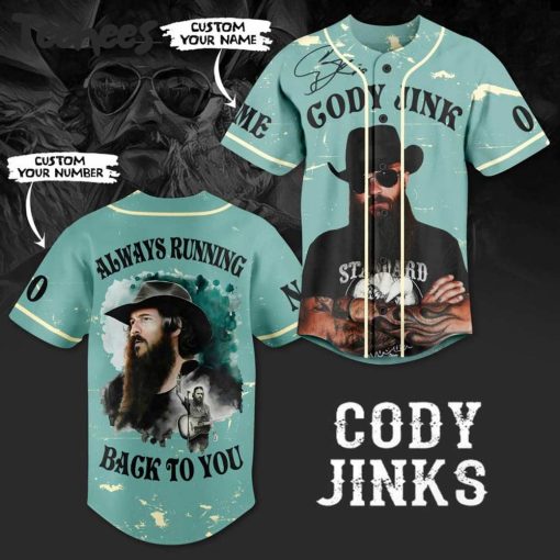 Cody Jinks Always Running Back To You Baseball Jersey