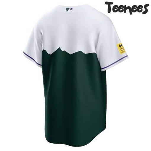 Colorado Rockies Baseball Team Green Baseball Jersey