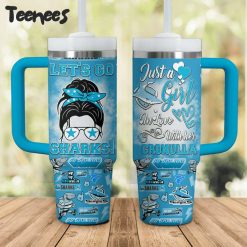 Cronulla Sharks Go Sharks Blue Stanley Tumbler