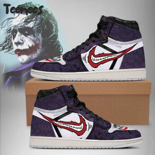 DC Joker Purple Air Jordan 1 Shoes