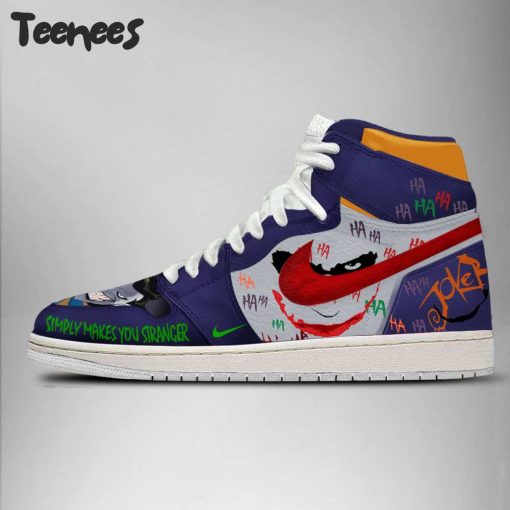 DC Joker Simply Makes You Stranger Air Jordan 1 Shoes