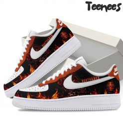 Disturbed Fire Air Force 1 Shoes