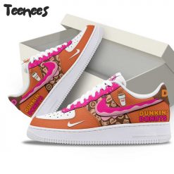 Dunkin Donut Nike Air Force 1 Shoes