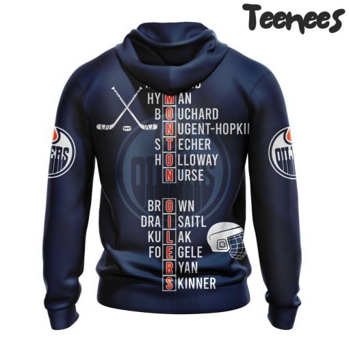 Edmonton Oilers 2024 Western Conference Champions Navy Hoodie