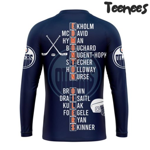 Edmonton Oilers 2024 Western Conference Champions Navy Hoodie