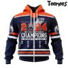 Edmonton Oilers 2024 Western Conference Champions Navy Hoodie