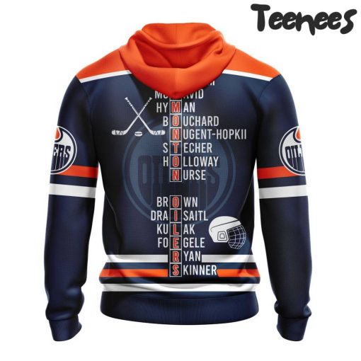 Edmonton Oilers 2024 Western Conference Champions Navy Orange Hoodie