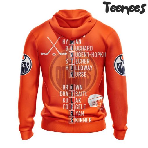 Edmonton Oilers 2024 Western Conference Champions Orange Hoodie