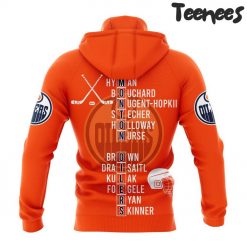 Edmonton Oilers 2024 Western Conference Champions Orange Hoodie