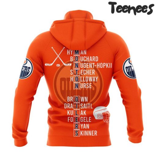 Edmonton Oilers 2024 Western Conference Champions Orange Hoodie