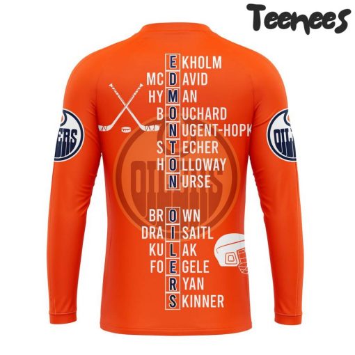 Edmonton Oilers 2024 Western Conference Champions Orange Hoodie