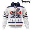 Edmonton Oilers 2024 Western Conference Champions Navy Orange Hoodie