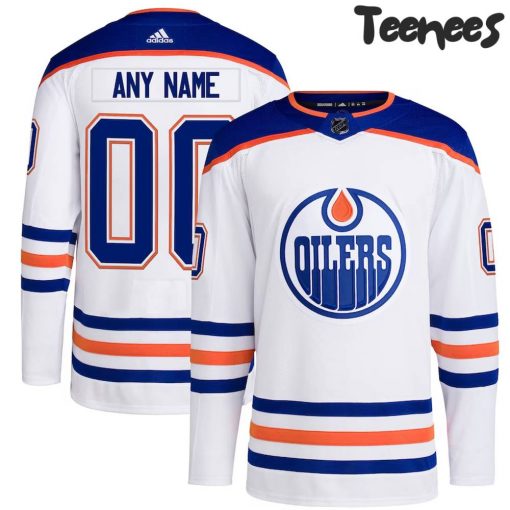 Edmonton Oilers Away White Hockey Jersey