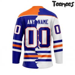 Edmonton Oilers Personalized Home Mix Away Hockey Jersey