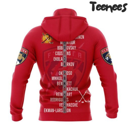 Florida Panthers 2024 Eastern Conference Champions Red Hoodie