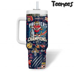 Florida Panthers 2024 Stanley Cup Champions Blue Stanley Tumbler