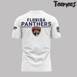 Florida Panthers Division Champs 2024 White TShirt