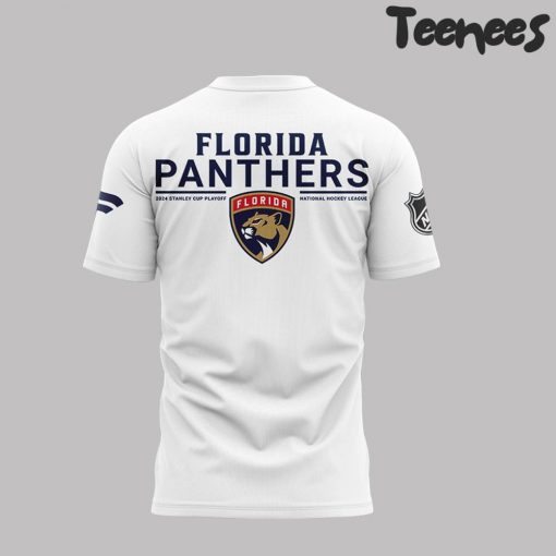 Florida Panthers Division Champs 2024 White T-Shirt