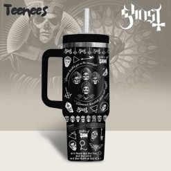 Ghost Band Black Stanley Tumbler