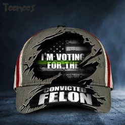 I’m Voting For The Convicted Felon American Flag Hat