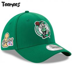 Kelly Green Boston Celtics 2024 Finals Champions Side Patch Flex Hat