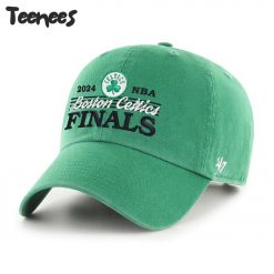 Kelly Green Boston Celtics 2024 Finals Clean Up Hat