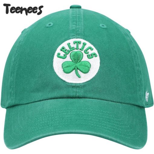 Kelly Green Boston Celtics Team Clean Up Adjustable Hat