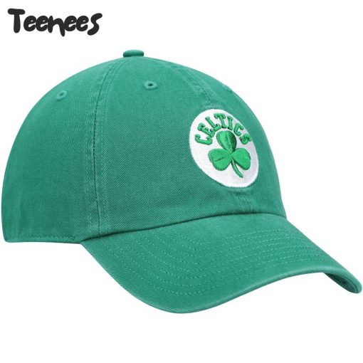 Kelly Green Boston Celtics Team Clean Up Adjustable Hat