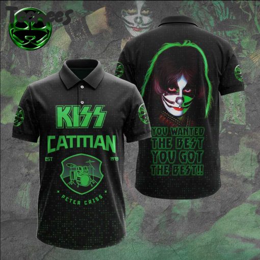 Kiss Band Catman Polo Shirt