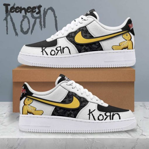 Korn Band Black White Air Force 1 Shoes