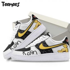 Korn Band Black White Air Force 1 Shoes