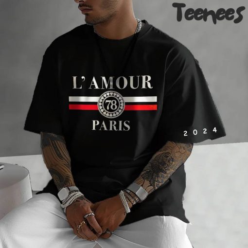 L Amour Paris France National Printed T-Shirt